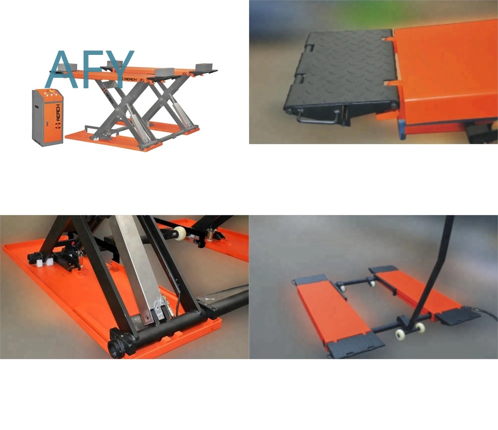 Heavy Equipment Workshop - 3000kg Mid Rise Hydraulic Scissor Car