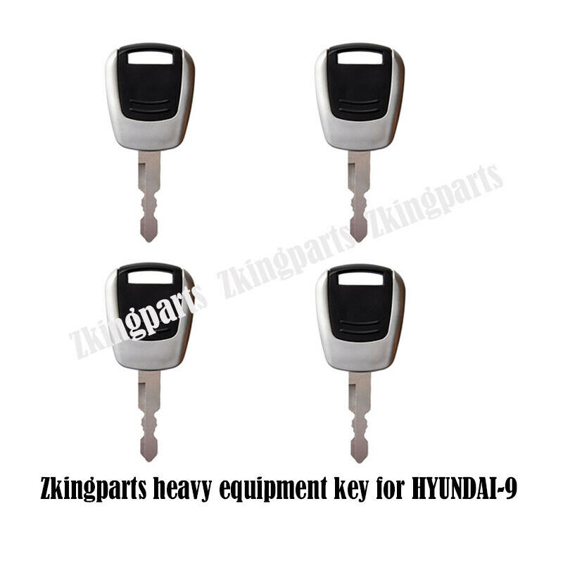 Heavy Equipment Hyundai - 4PCS Heavy Equipment Ignition Key Fit