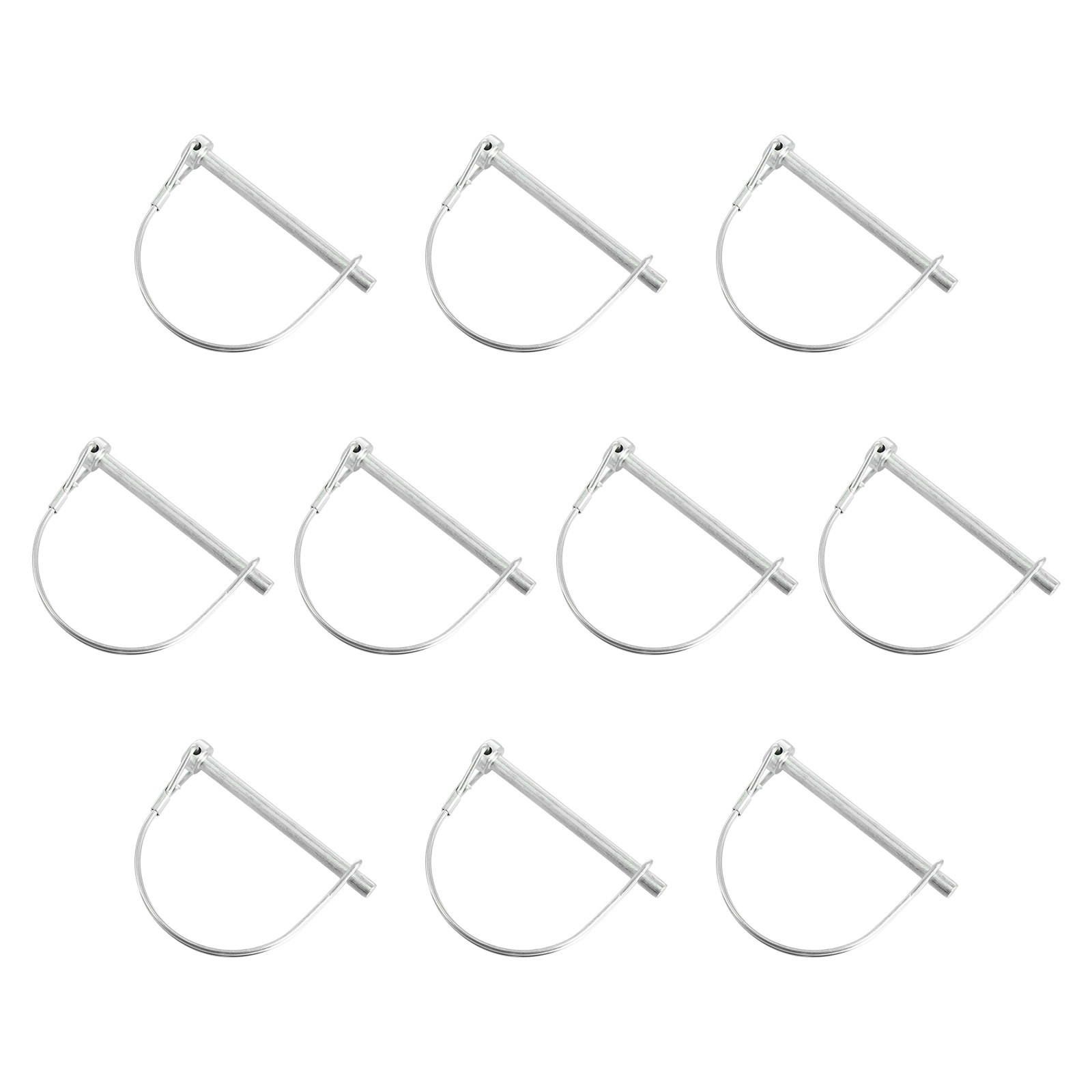 Heavy Equipment Quick Couplers - 10Pcs Square Locking Pins Heavy Duty
