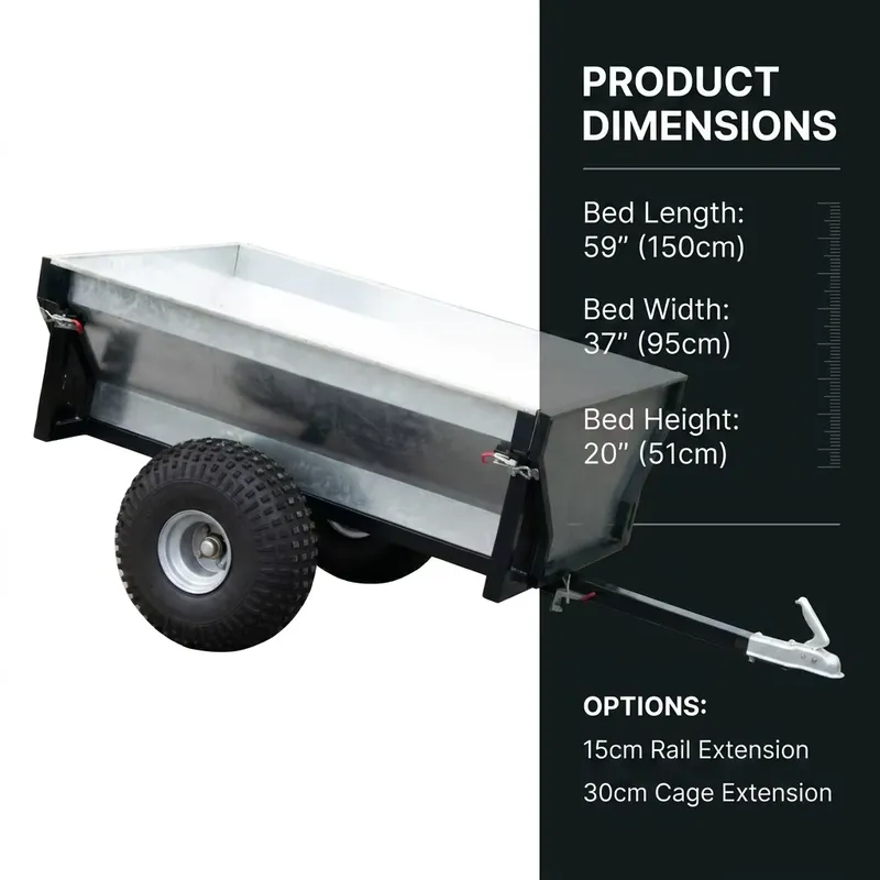 Heavy Duty Galvanized Steel Ut - Heavy Equipment Hauling review and price