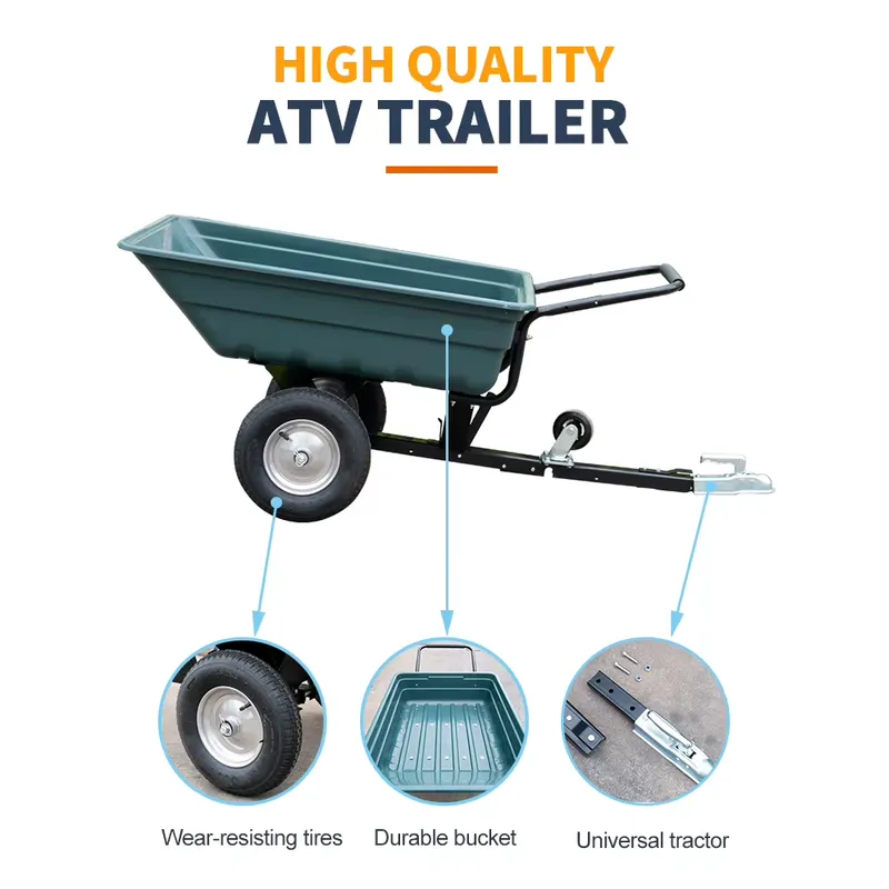 Polymer Tow Behind Dump Swivel - Heavy Equipment Hauling review and price