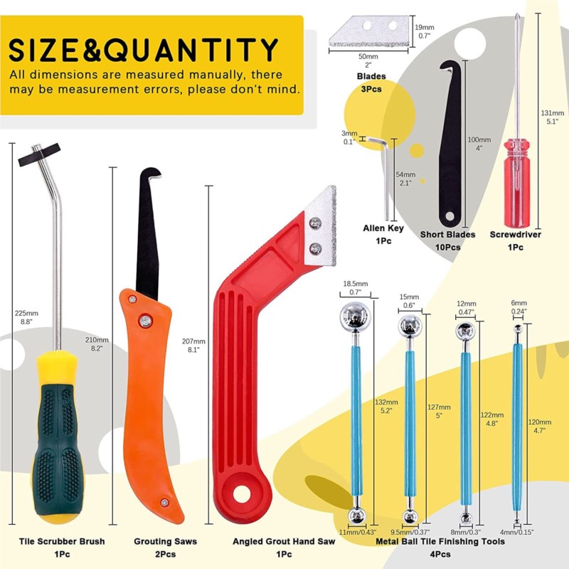 Grout Removal Tools 22 Pcs  Se - Brick Cutting Saw review and price