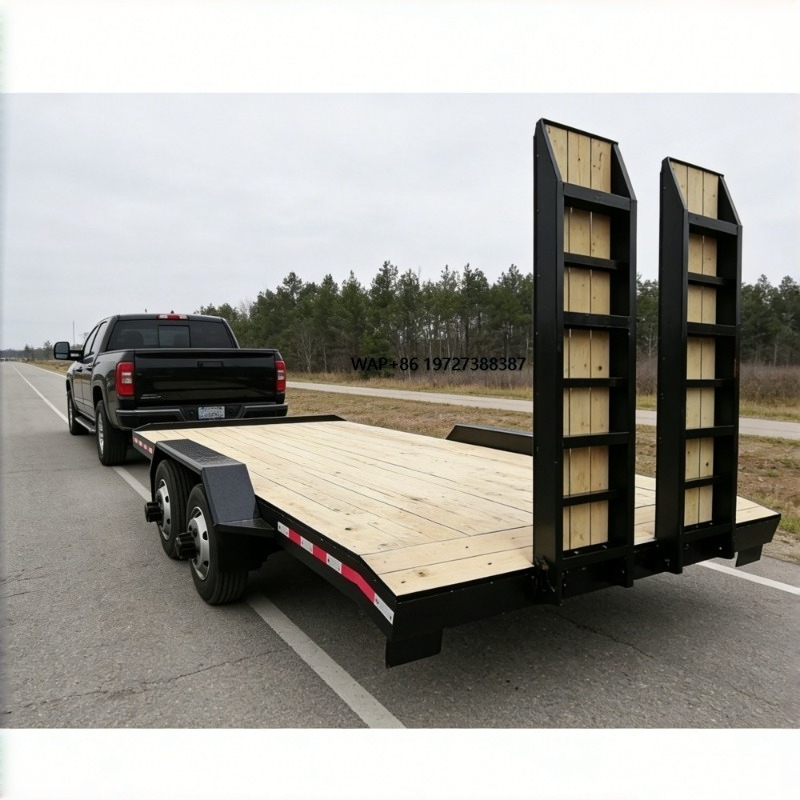 Tandem Axle Wood Deck Equipmen - Heavy Equipment Hauling review and price