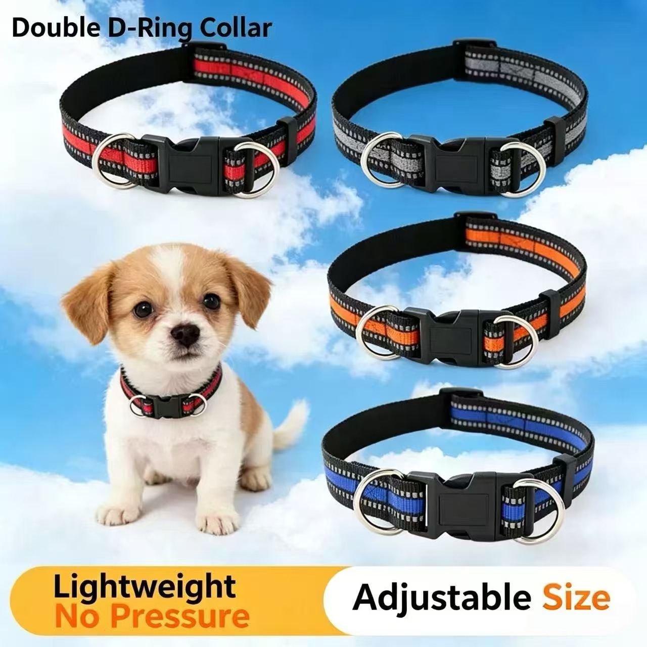 Double D-Ring Reflective Dog C - Heavy Equipment Cat review and price