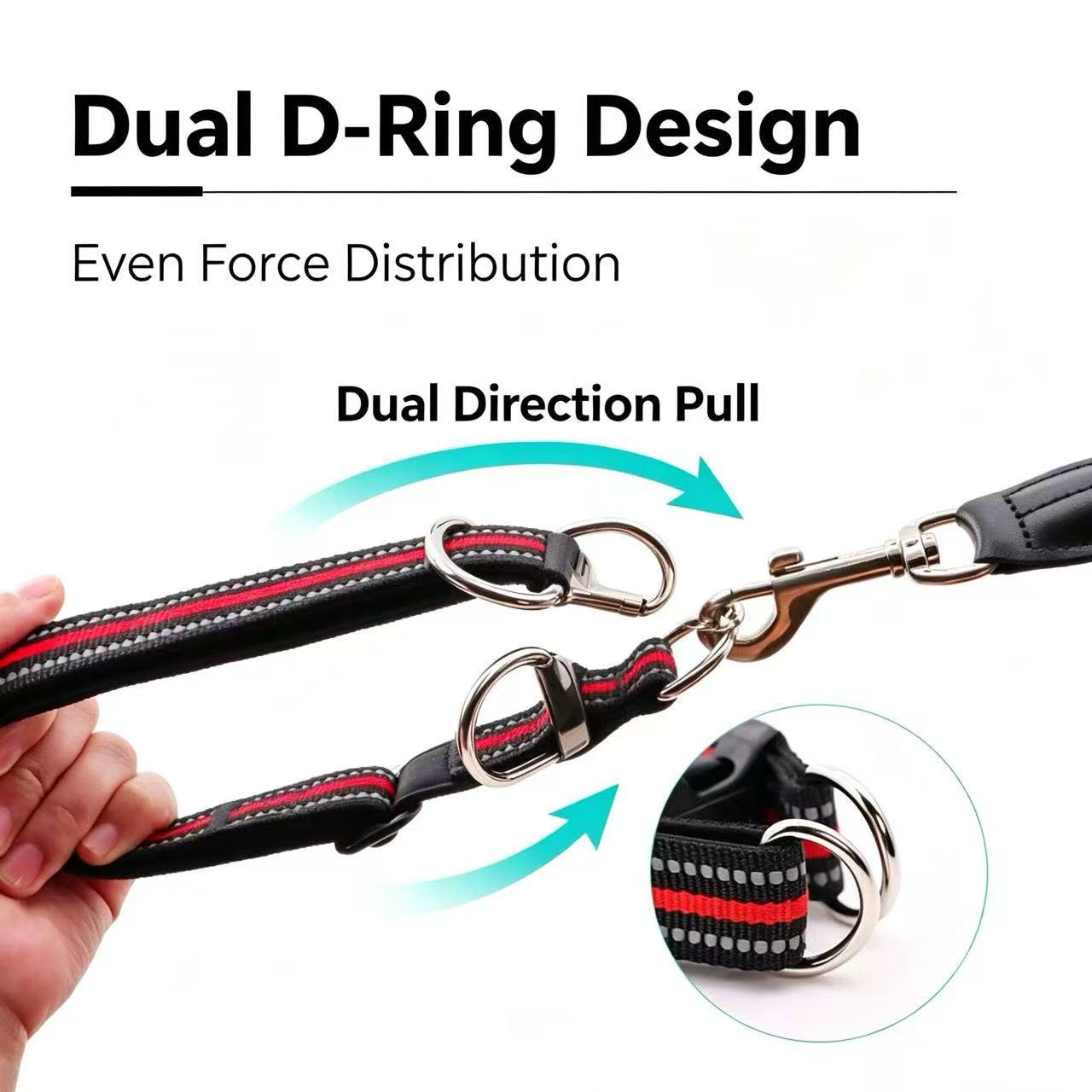 Double D-Ring Reflective Dog C - Heavy Equipment Cat review and price