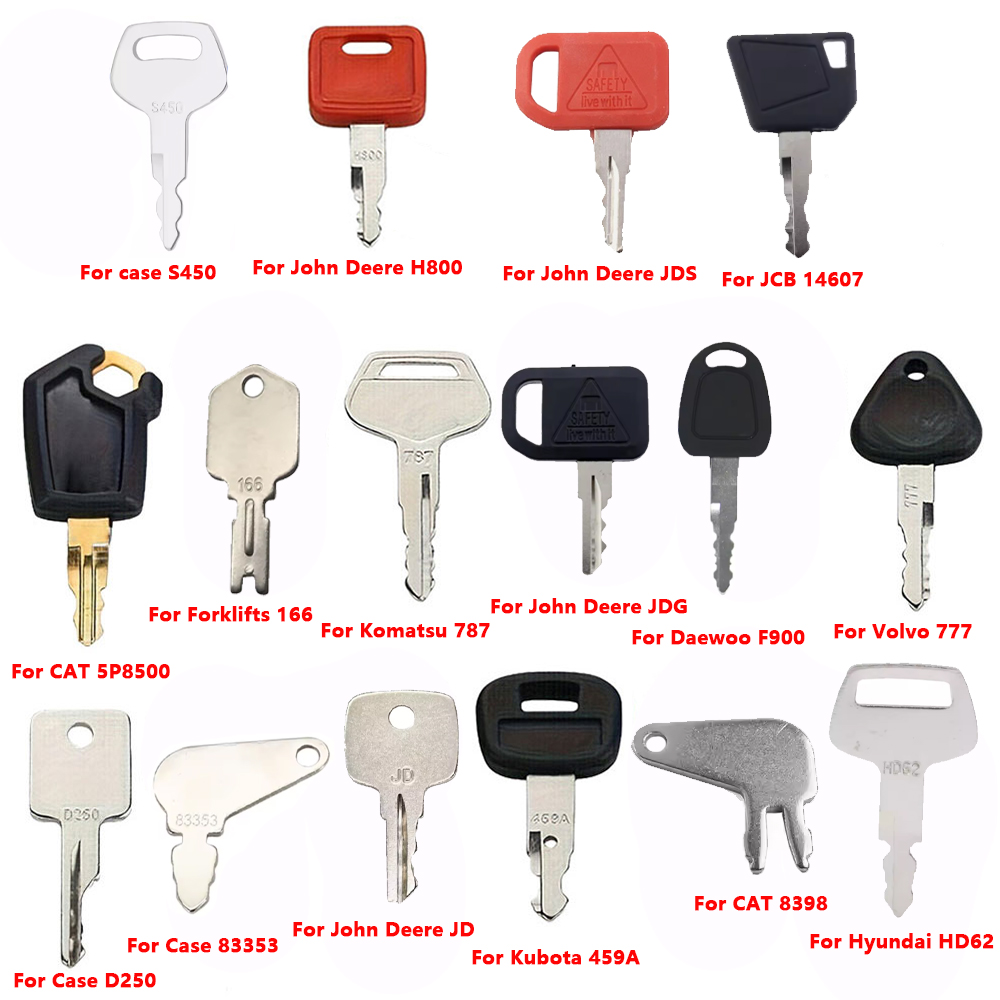 16PCS Heavy Equipment Key Set  - Heavy Equipment Hyundai review and price
